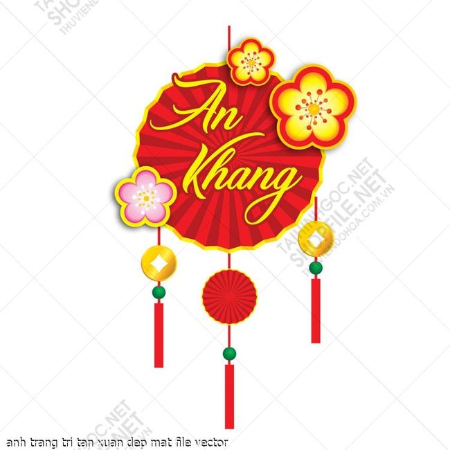 anh trang tri tan xuan dep mat file vector